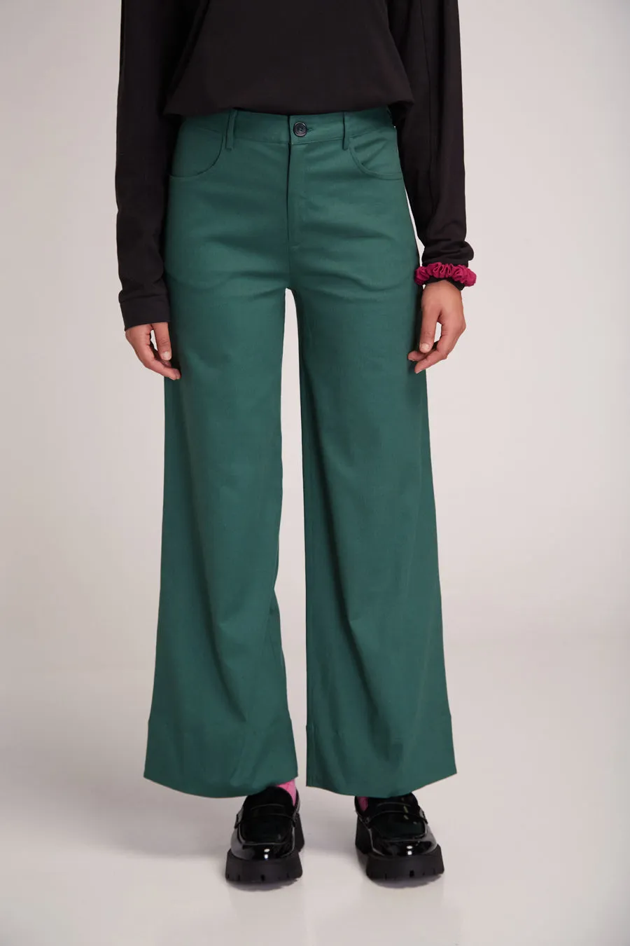 LAST ONE in XL - Lires Pants Twill - Green