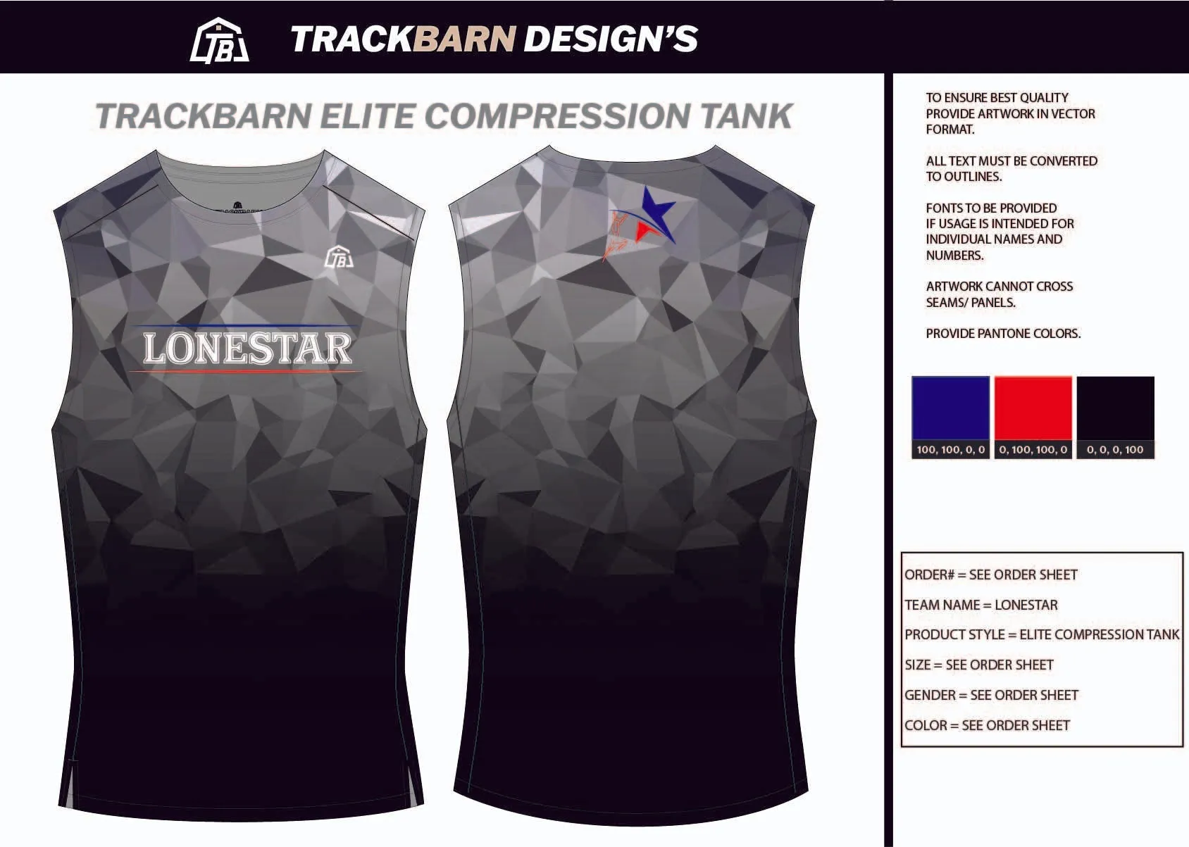 Lonestar-PV- Womens Compression Tank