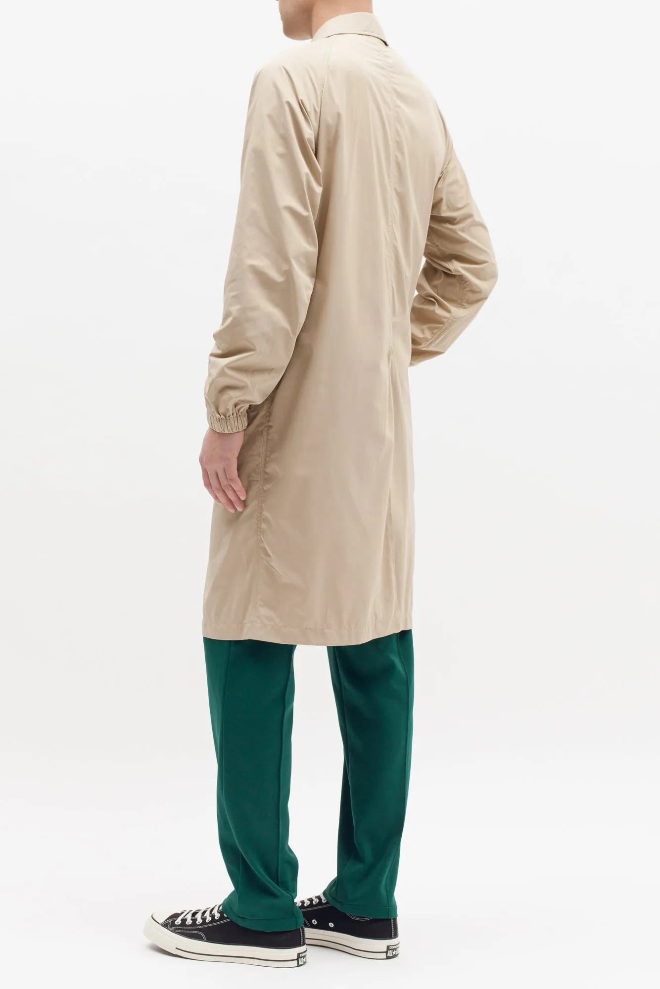 Long Trench Coat - Beige