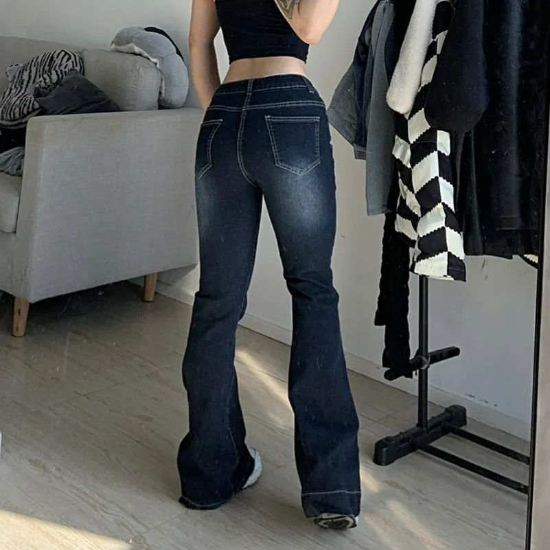 Luna Lit Low Waist Denim