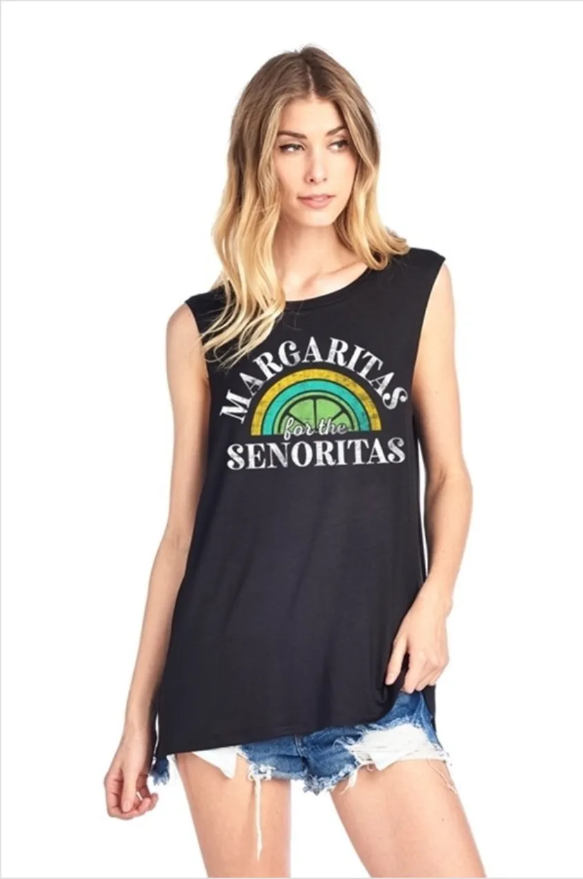 Margaritas for the Senoritas Tank