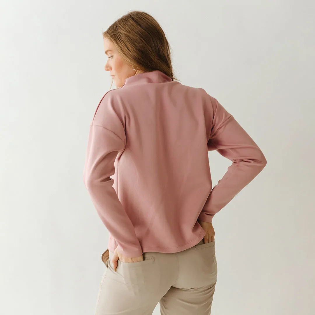 Mauve Cardiff Pullover