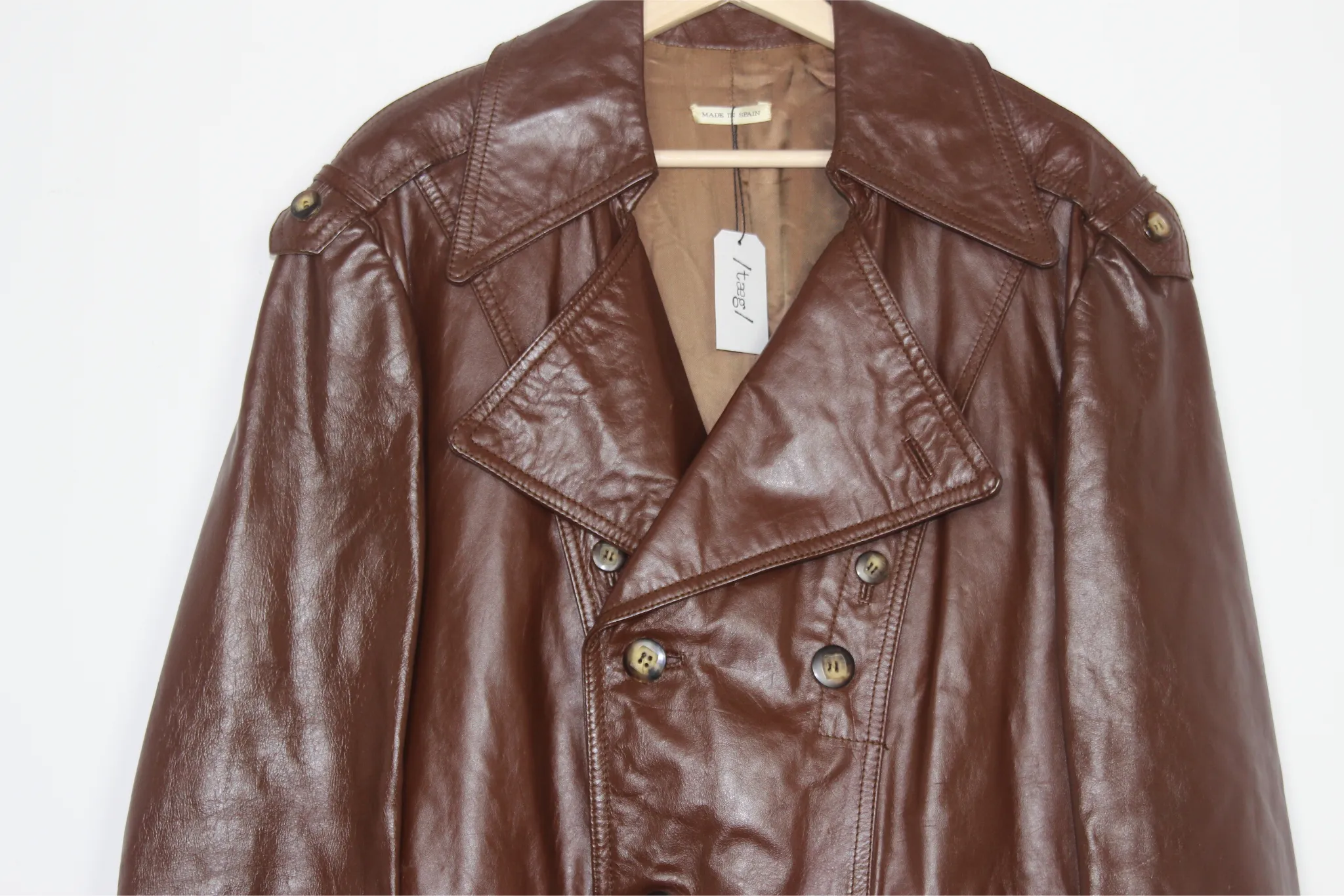 McGregor Leather trench