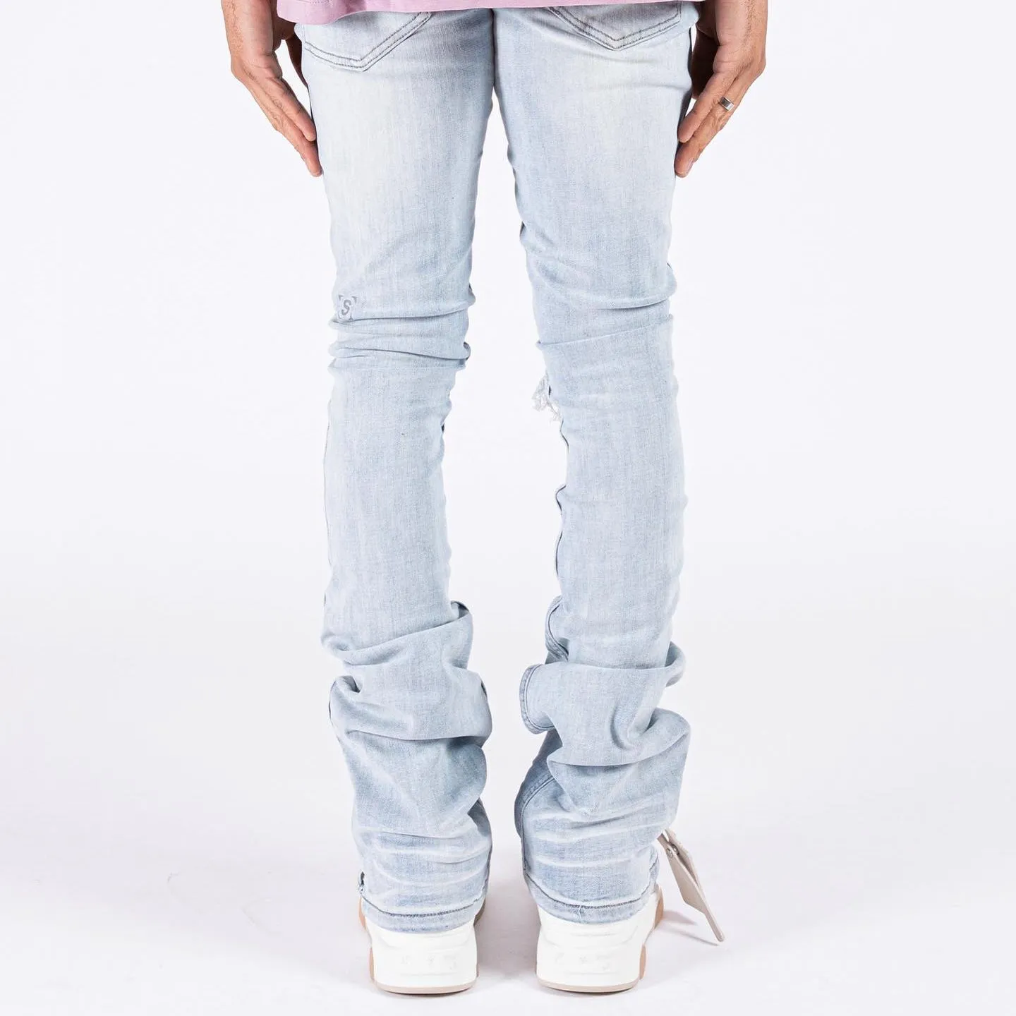 Micro-flared casual street denim