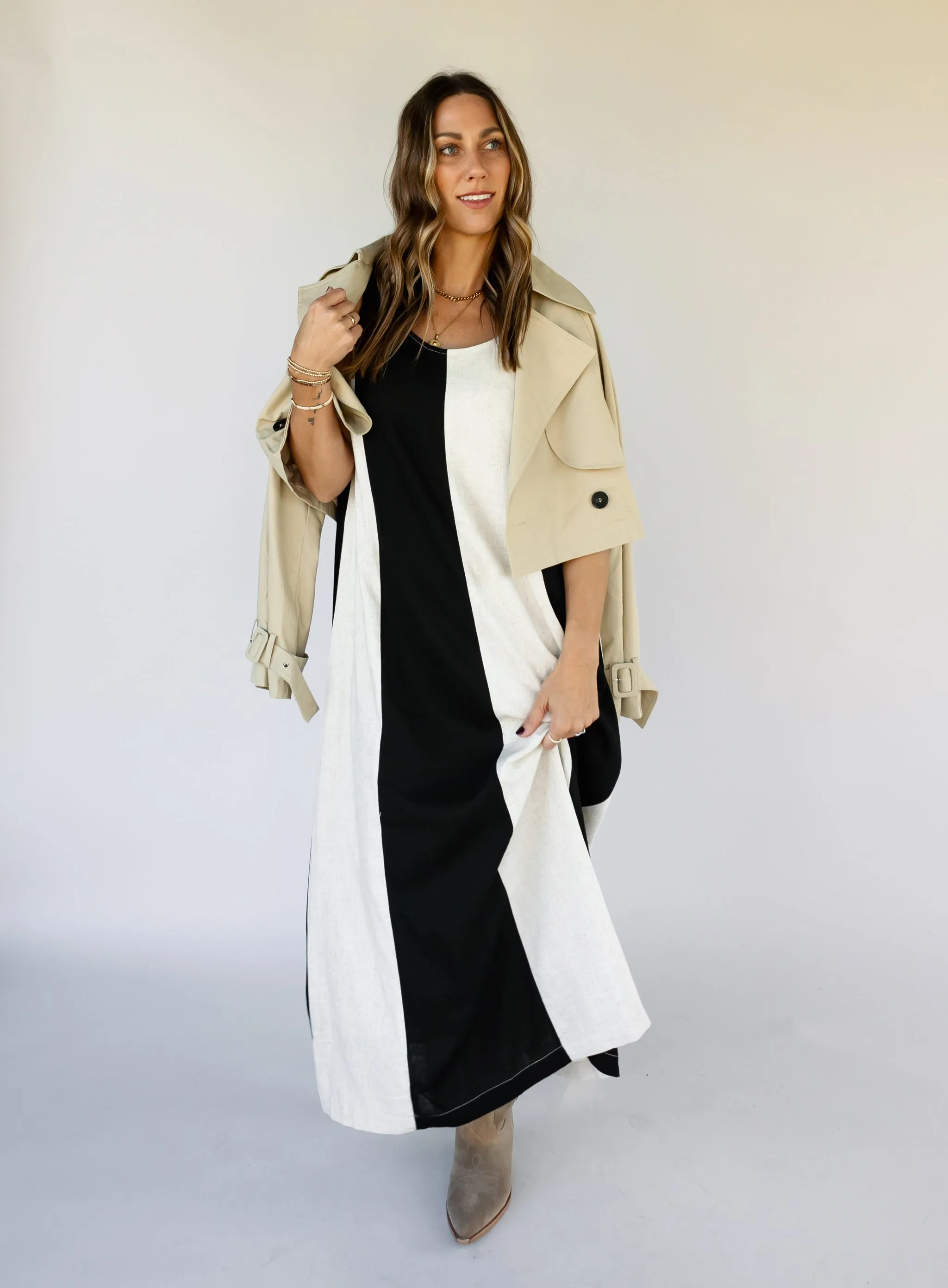 Molly Cropped Trench Coat - Final Sale