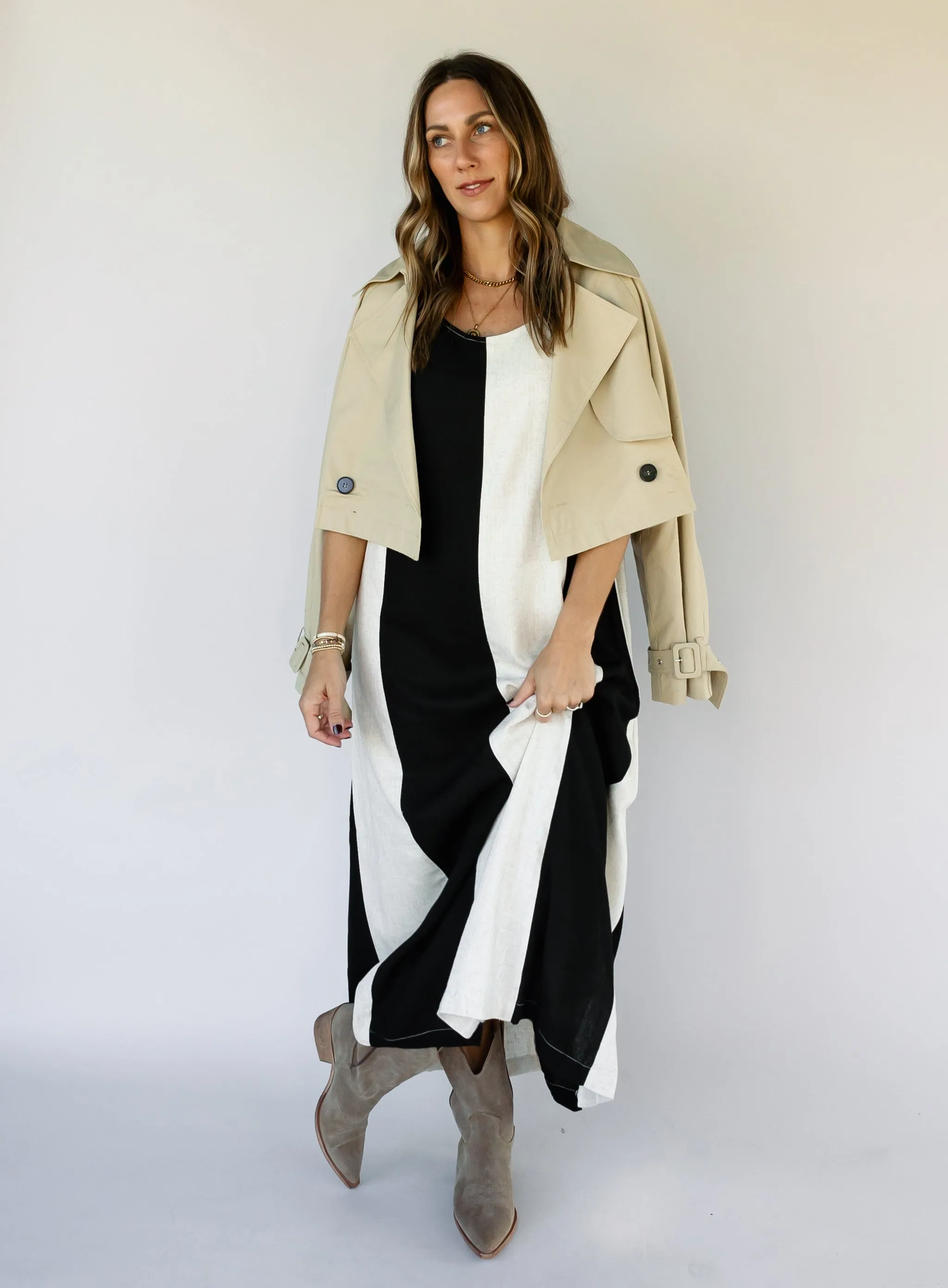 Molly Cropped Trench Coat - Final Sale