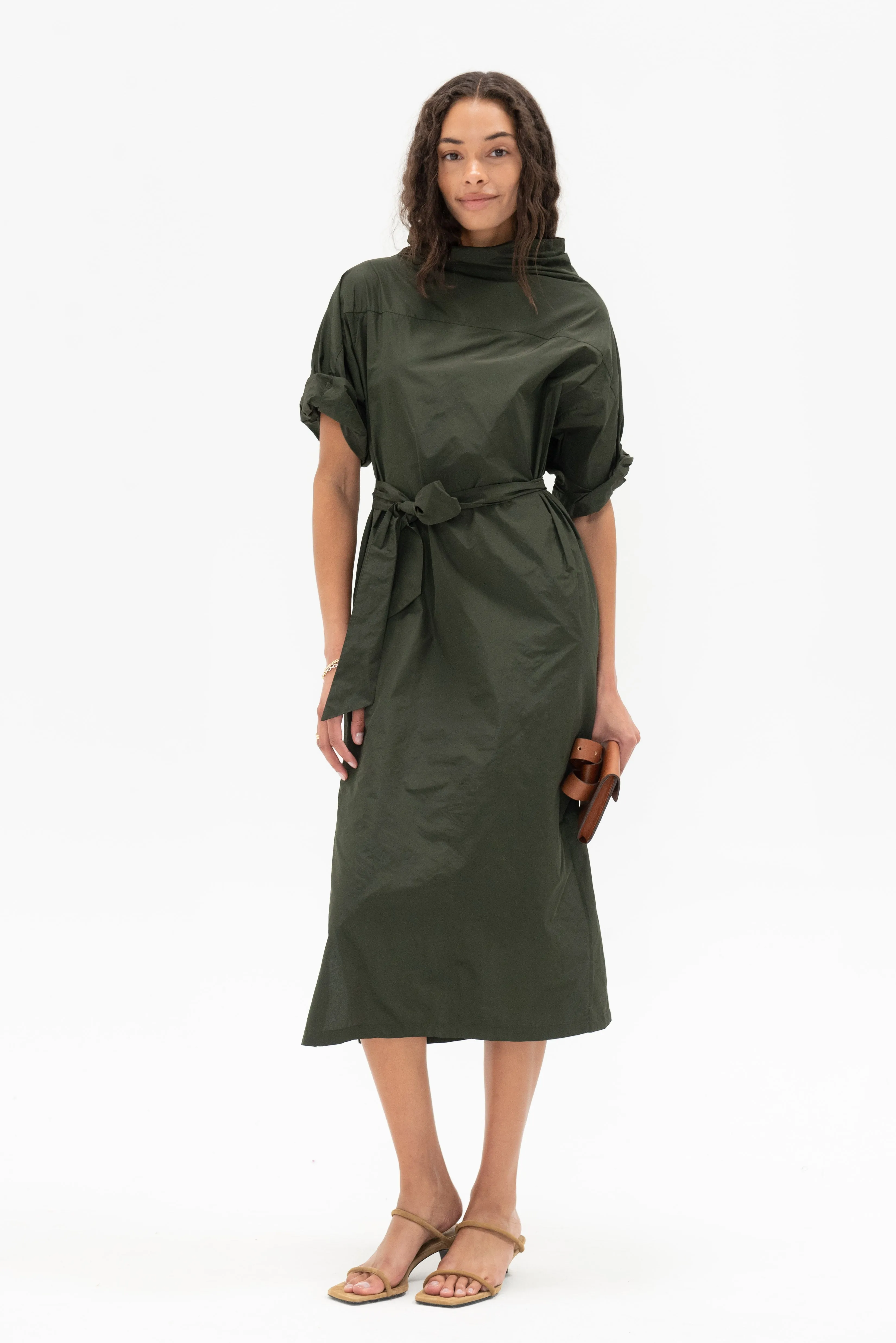 Morena Dress, Military Green