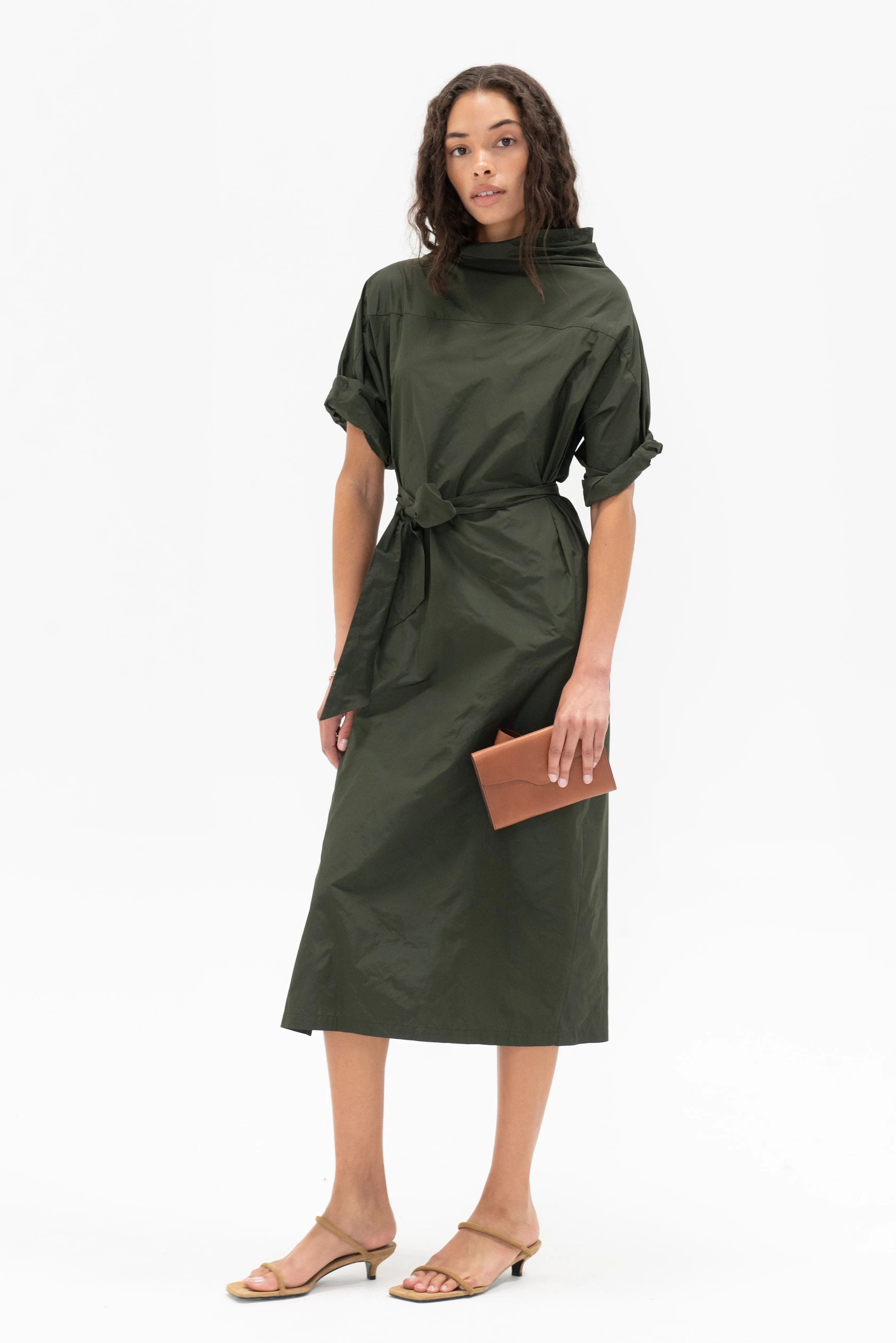 Morena Dress, Military Green