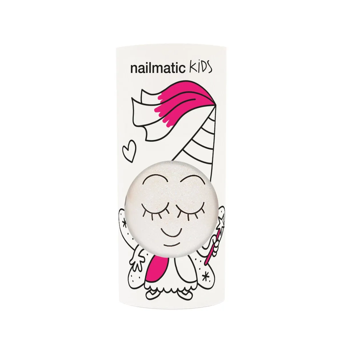 Nailmatic Kids Water-Based Nail Polish - Zouzou - Pearly White