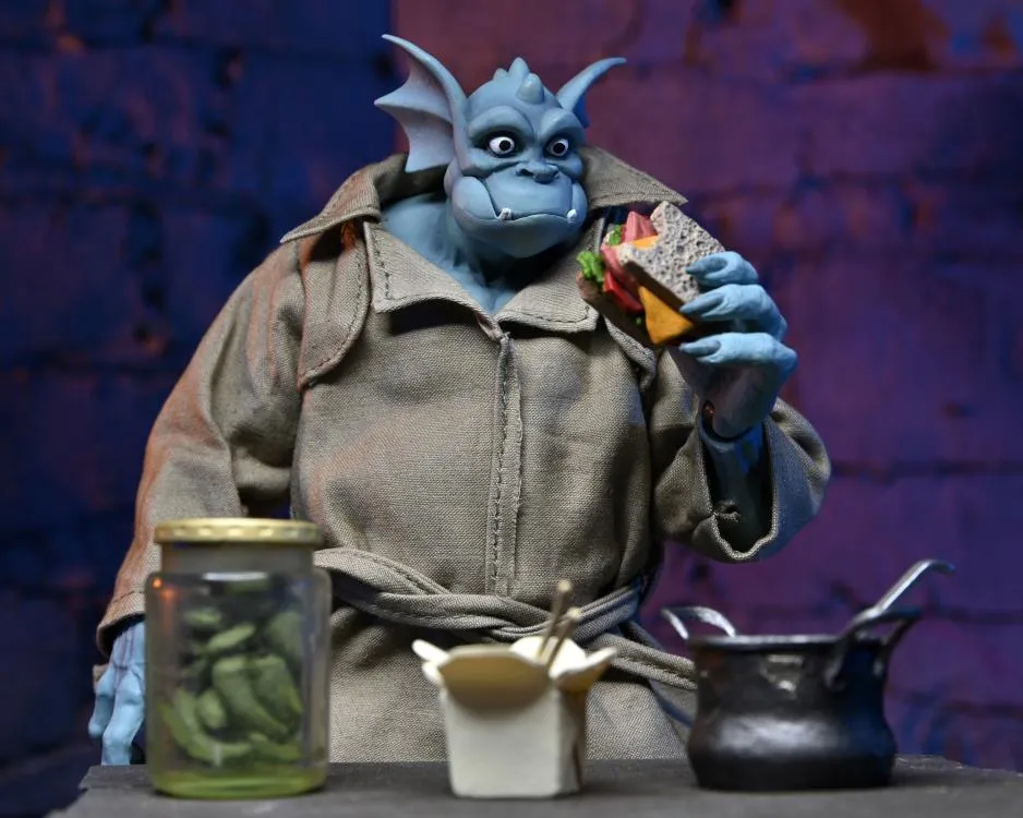 NECA Disney's Gargoyles Ultimate Detective Broadway "Silver Falcon" (With Closed Wings) Action Figure