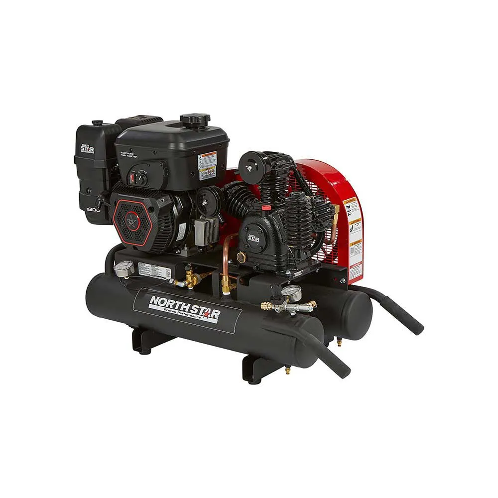 NorthStar Gas Powered Air Compressor | 8-Gal | 14.9 CFM @ 90PSI | E300