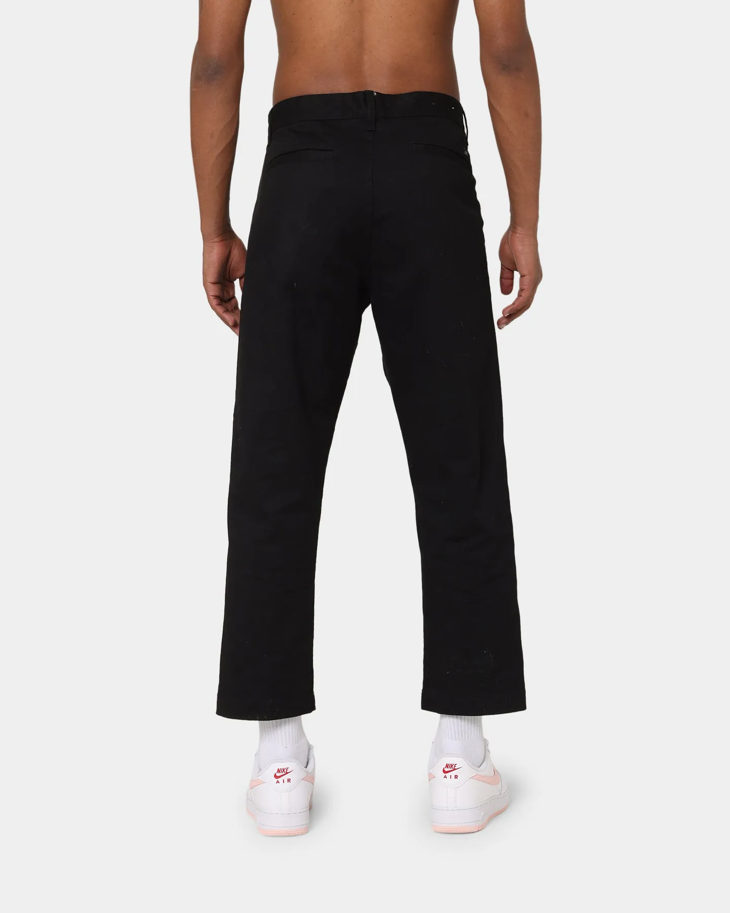 Obey Straggler Flooded Pants Black