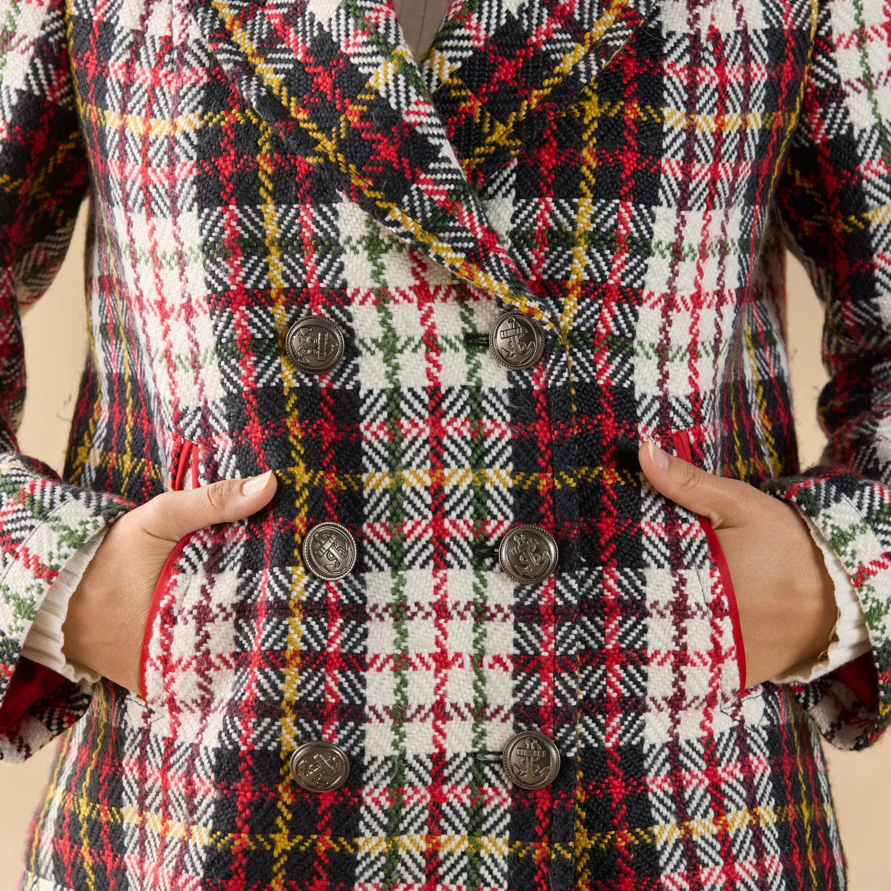 Plaid Alpenhorn Coat