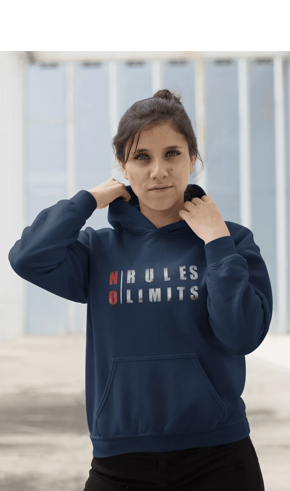 " NO RULES, NO LIMIT " - WINTER HOODIES