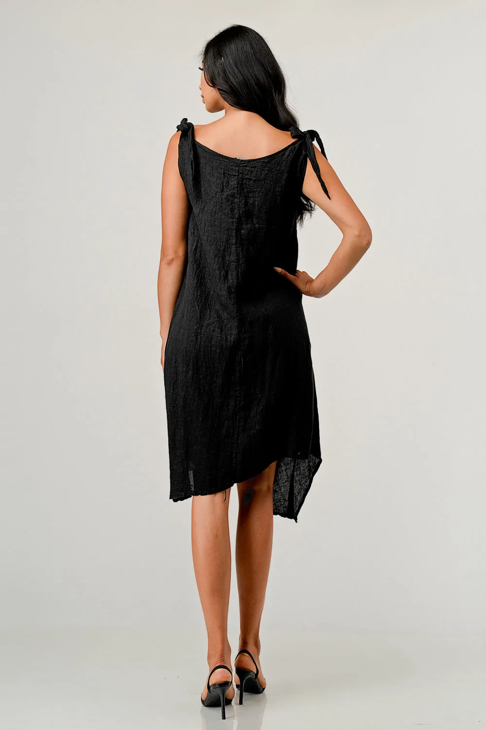 Raw Moda Tie Straps Dress W pocket