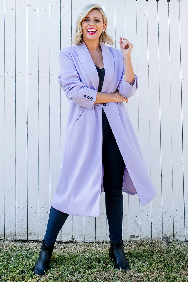 Reena Lavender Coat