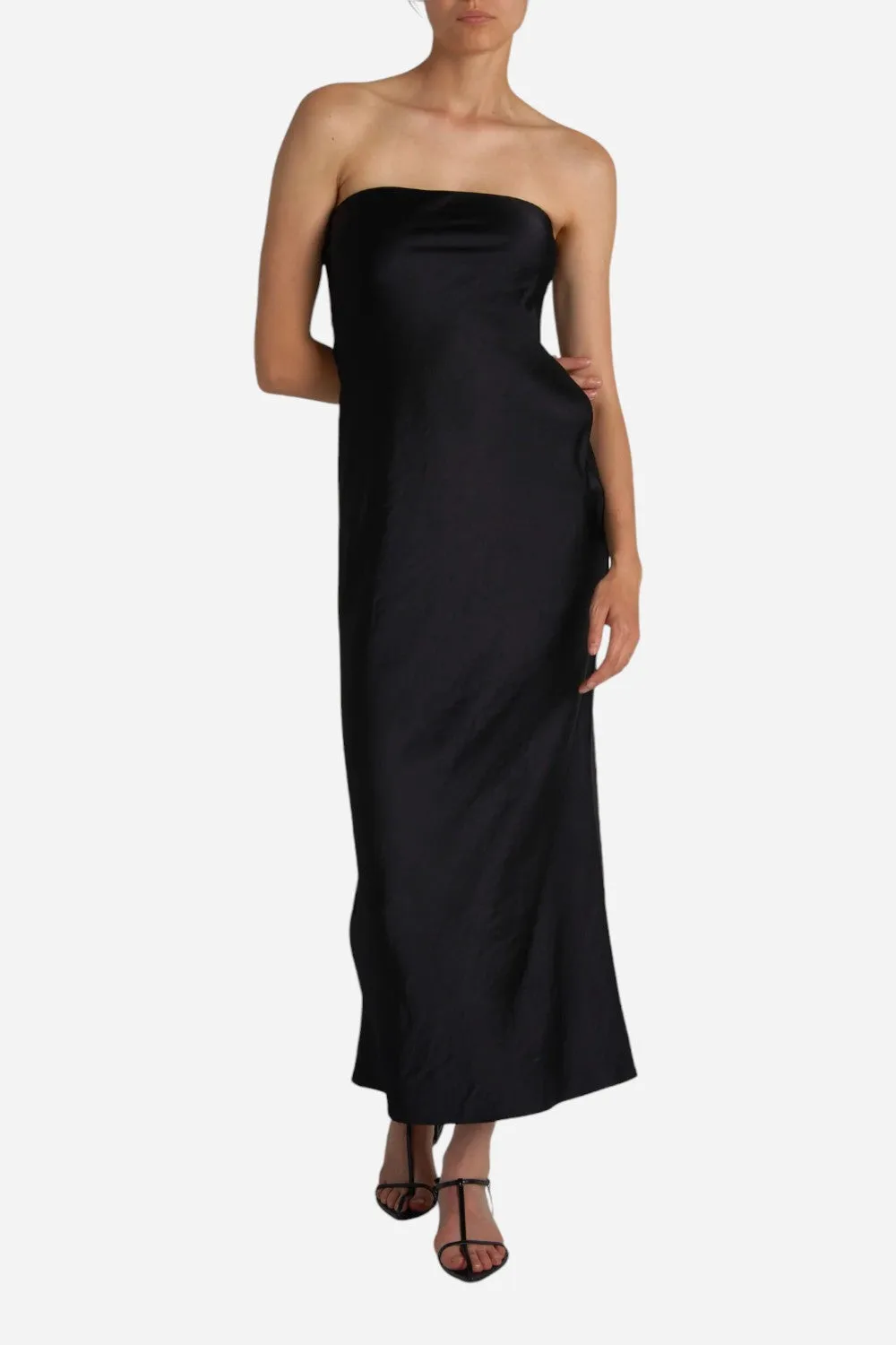 Saint Art Chase Strapless Dress Black