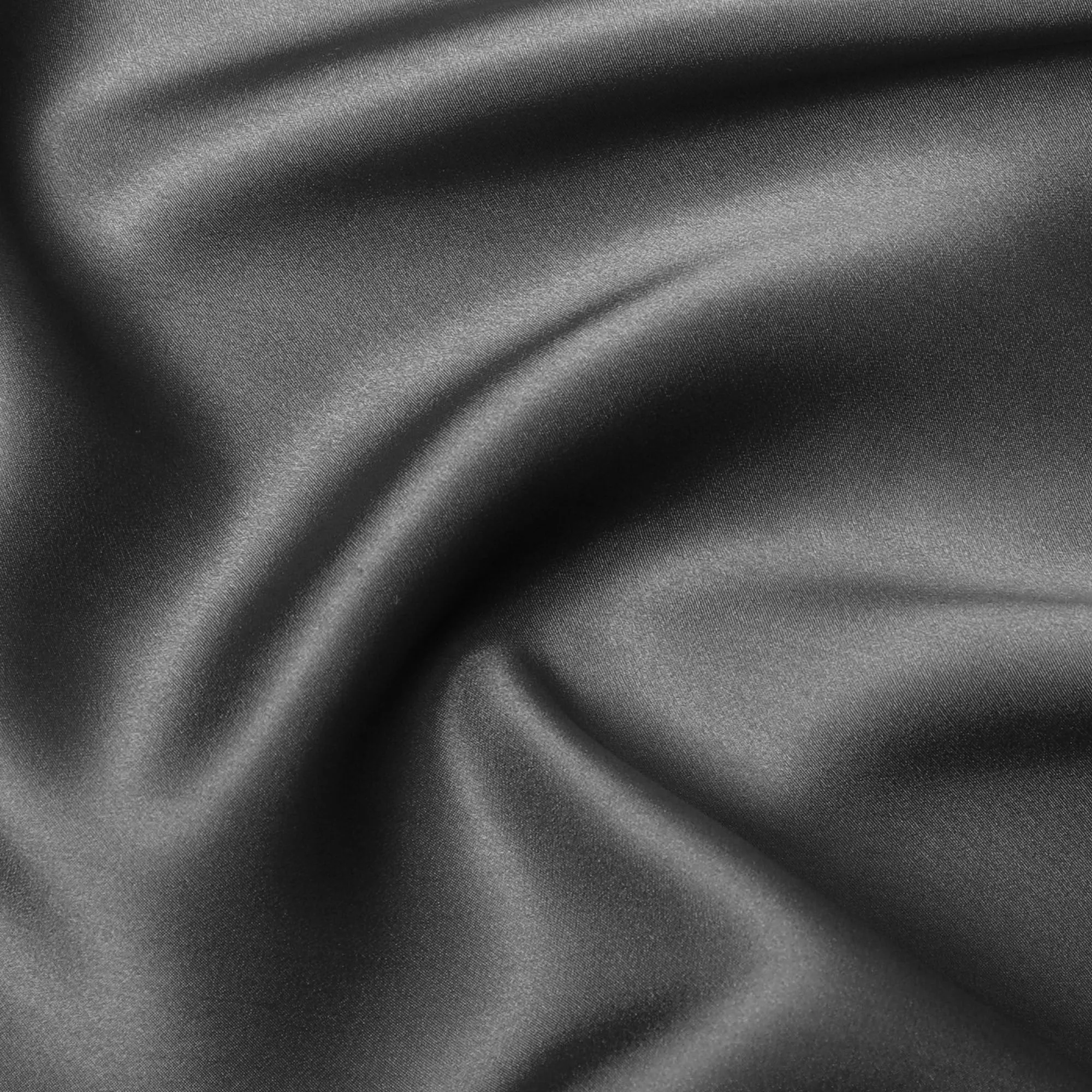 Sleek Silver Ombre Silk Satin Fabric, 110 cm Width - Imported from South Korea-D20246