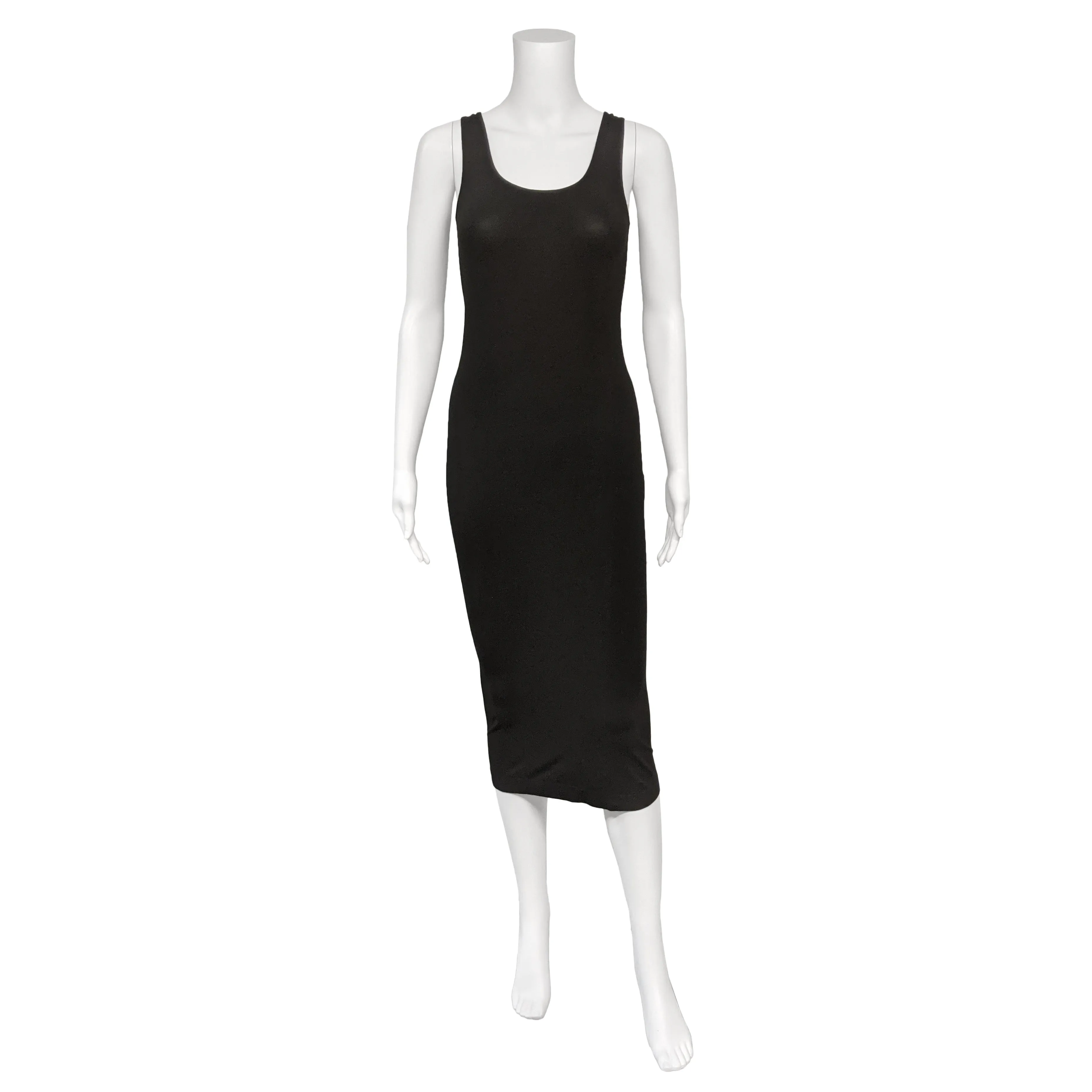 Slip Dress in Black or White by Knit Knit