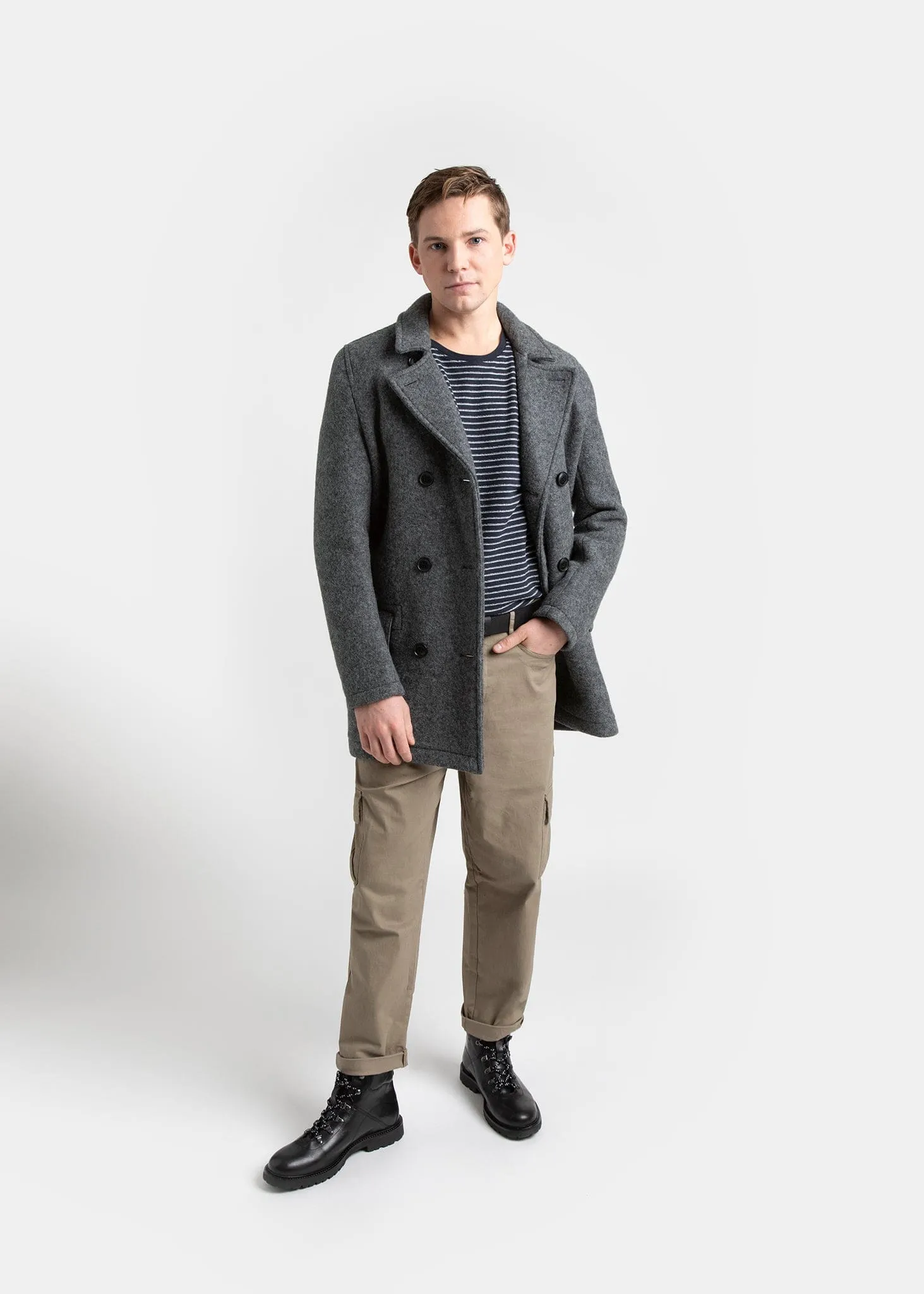 Spring Peacoat Grey