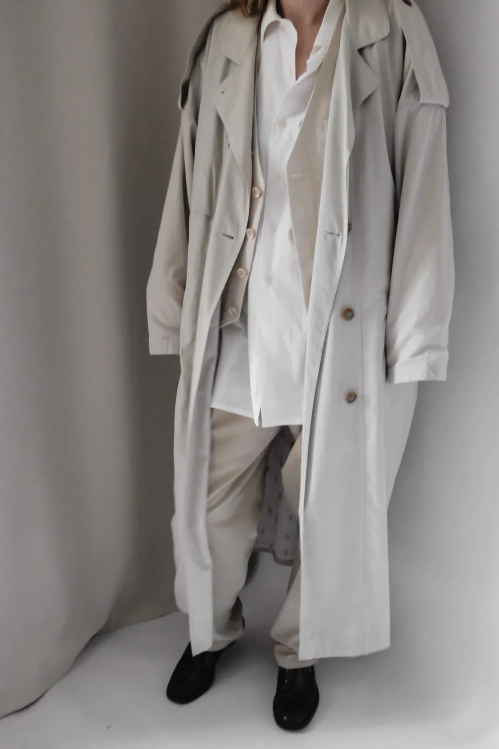 STONE CLASSIC VINTAGE TRENCH COAT