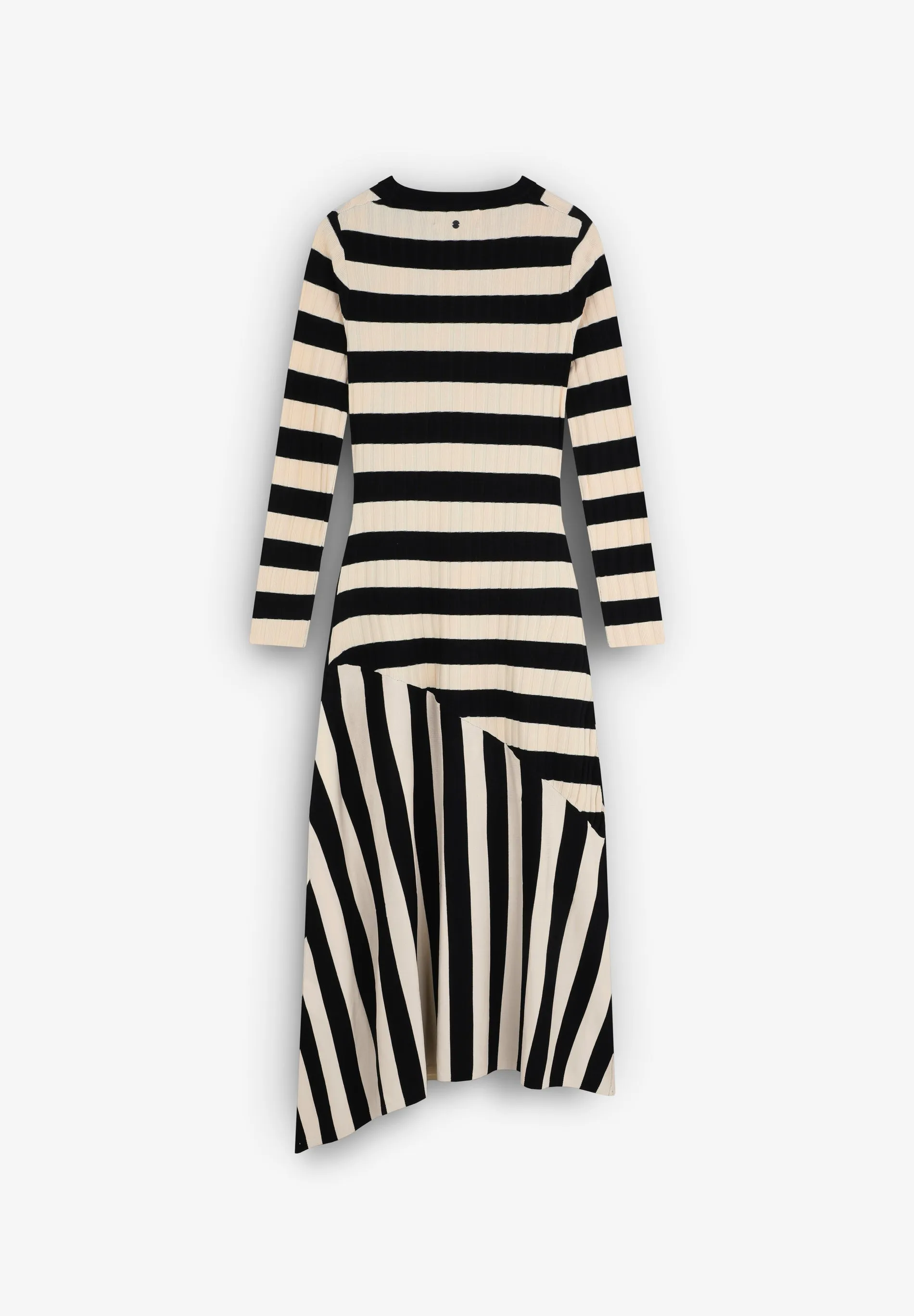 STRIPES LS KNIT DRESS