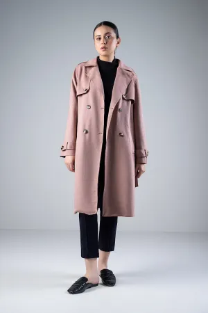 Suede Trench Coat | WEST-W24-28A