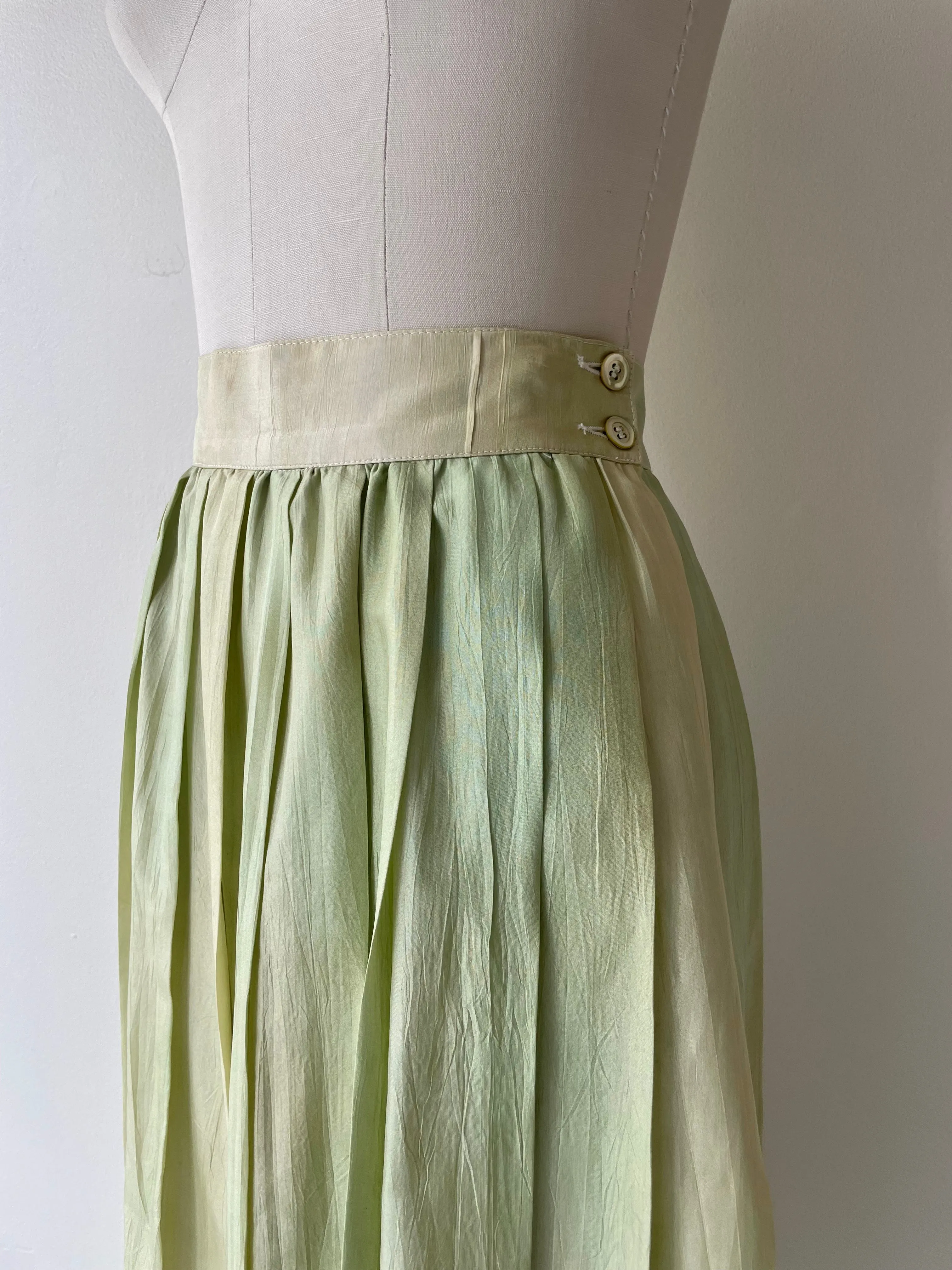 Umberto Ginocchiette Silk Skirt