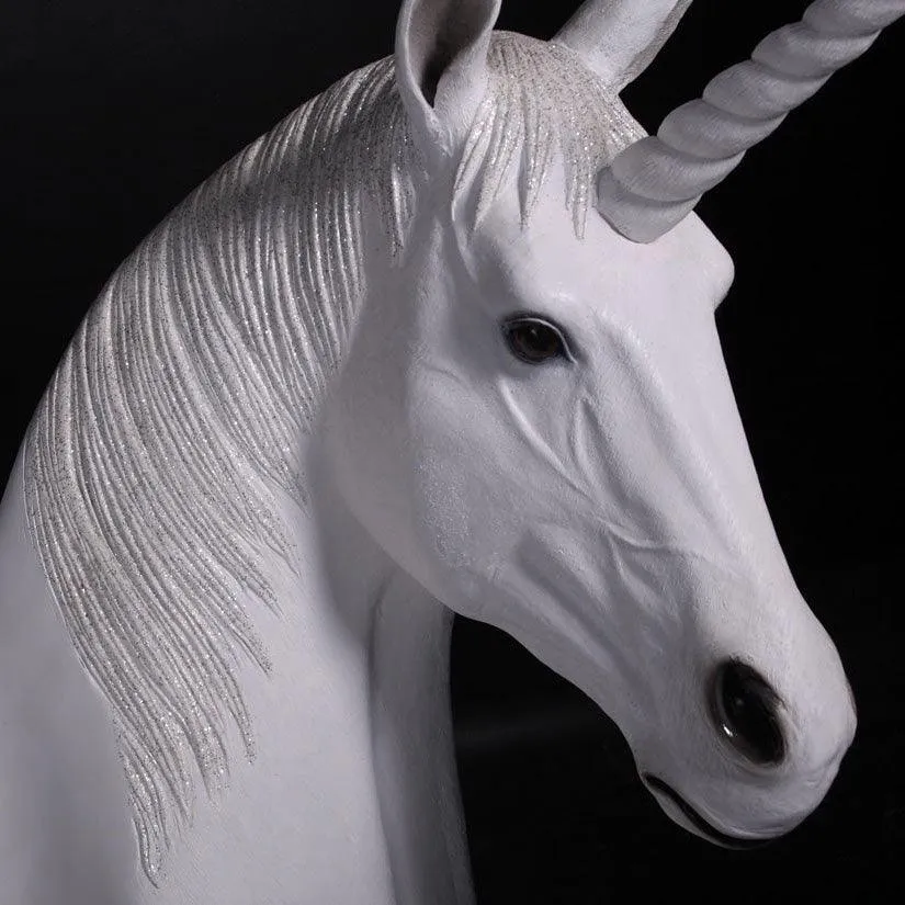 Unicorn Bench Life Size Statue