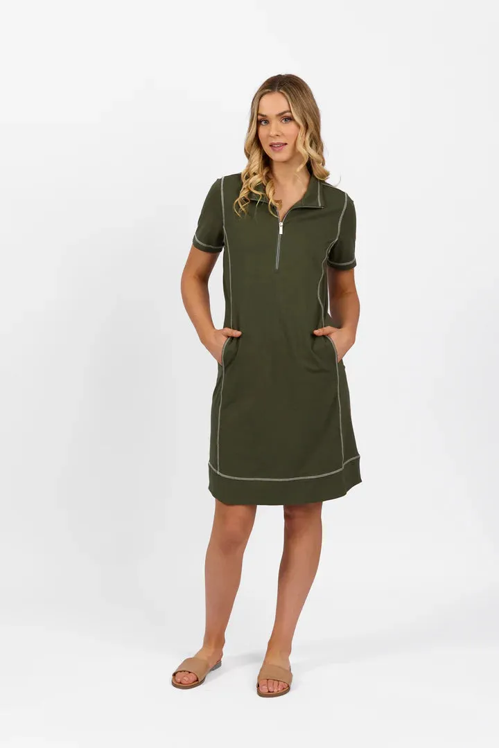 Vassalli Short Sleeve Knit Dress