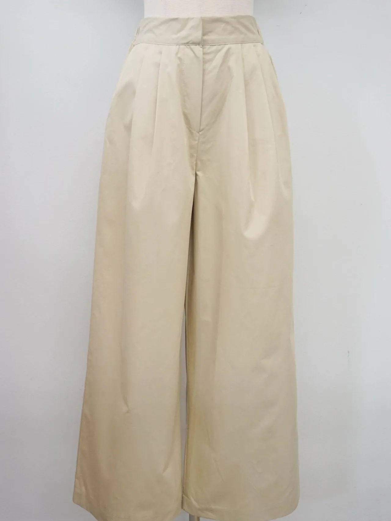 WIDE COTTON PANTS