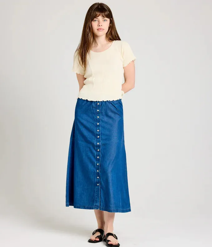 Willow Skirt - Chambray