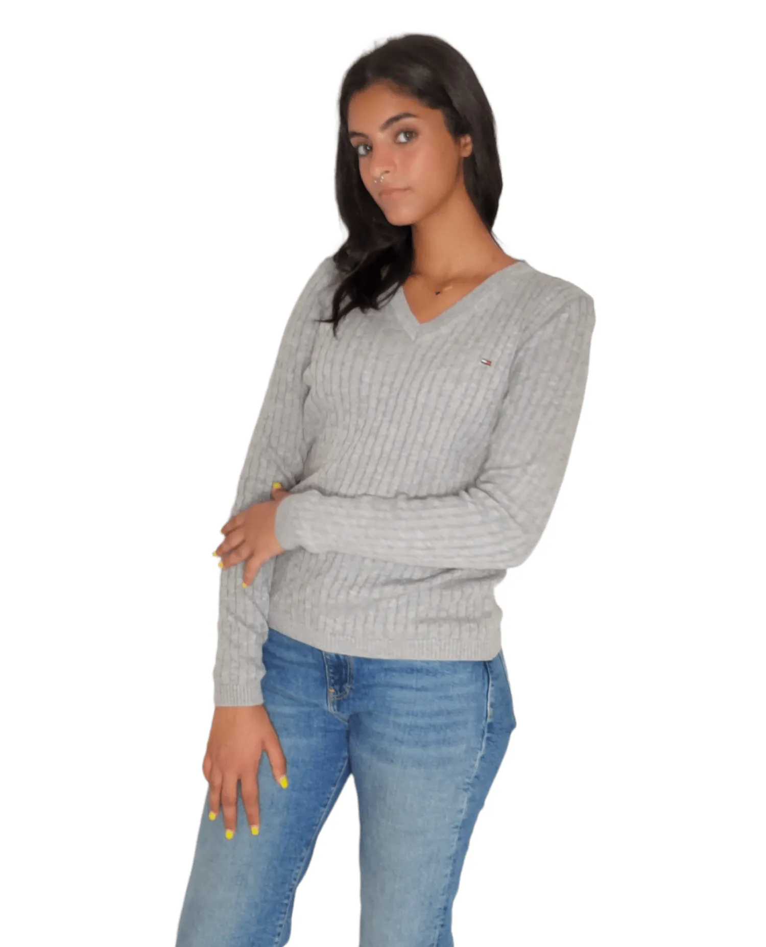 Women Light Pullover - Dark Grey