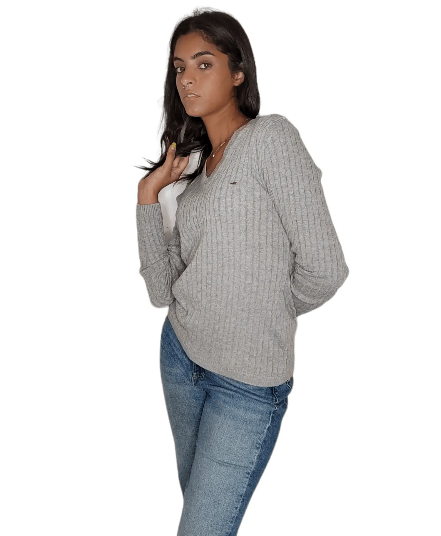 Women Light Pullover - Dark Grey